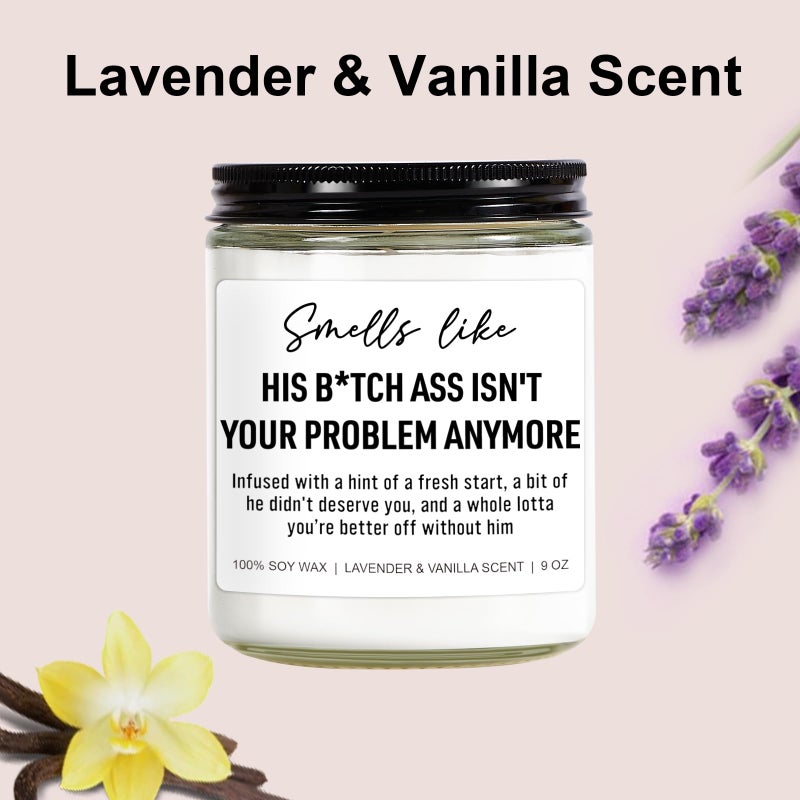 Younift Funny Divorce Candles  Divorce Gifts for Women  Divorce Party Decorations  Breakup Gifts for Women  Cheer up  Break up Gifts for Her  Gifts for Newly Divorced Woman  Ex Boyfriend Gifts - Image 3